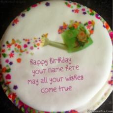 ... your name on this picture. Write Name Wish Birthday Cake Name Picture