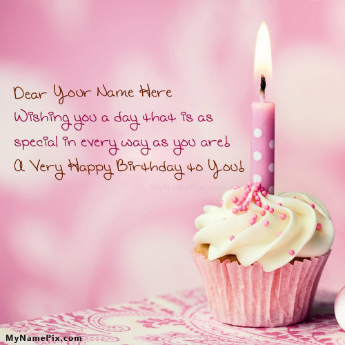 Lovely Birthday Wish Picture With Name - Wishes Name Pix