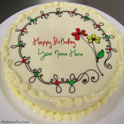 Write Name on Birthday Cake With Name - Birthday Wishes