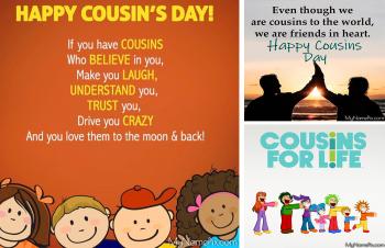 National Cousin Day Wishes