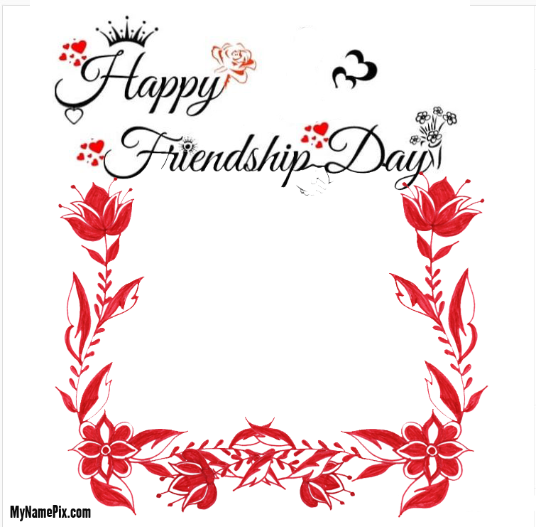 Happy Friendship Day With Photo Frame