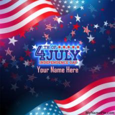 USA Independence Day Customize With Your Name