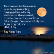 Happy Full Day Moon Wish Quotes Customize With Name