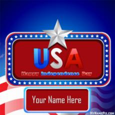 USA Independence Day Customize With Your Name
