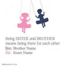 Being Brother Sister With Name