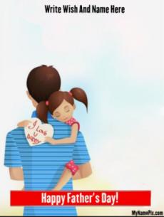 Customize Happy Fathers Day Wishes Status