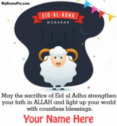 Download 2021 Bakrid Wishes With Name