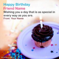 Friend Birthday Wish With Name