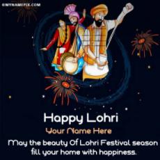 Happy Lohri Images With Name - Share Best Wishes