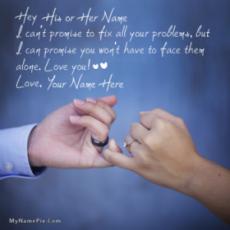 Happy Promise Day With Name