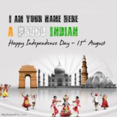 15th August Independence day India With Name