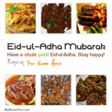 Eid ul Adha Mubarak With Name