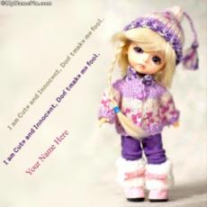 I am Cute and Innocent With Name
