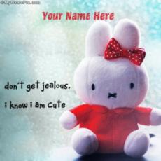 I know I am cute With Name