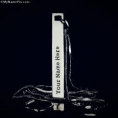 Personalized Silver Pendant With Name