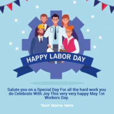 Edit Happy Labour Day Images With Name