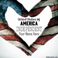 USA Independence Day Customize With Your Name