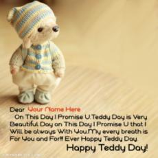 Teddy Day Quotes With Name