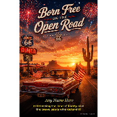  - Personalized Events USA Independence Day Wishes design