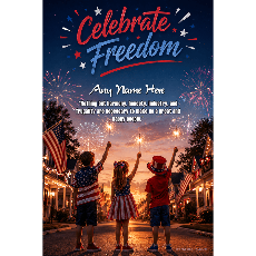  - Personalized Events USA Independence Day Wishes design