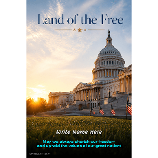  - Personalized Events USA Independence Day Wishes design