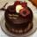 Chocolate Name Birthday Cake With Rose