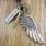 Personalized Angel Wings Pendant With Name