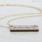 Personalized Engraved Bar Necklace With Name