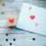 Write Couple Name Alphabets on Love Note