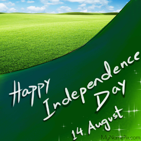 Happy Independence Day Pakistan Wish Card With Your Picture