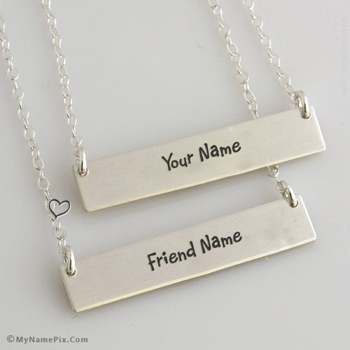 Best Necklace For Friendship Image With Name