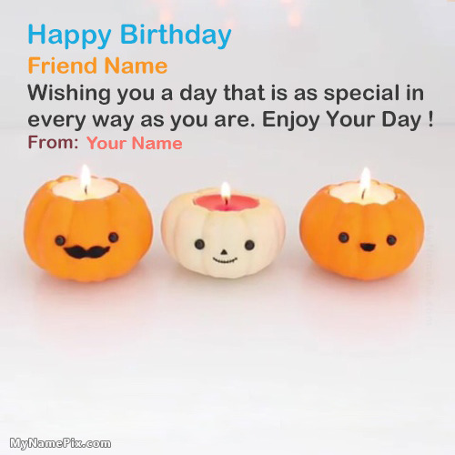 Best Pumpkin Candle Birthday Wish