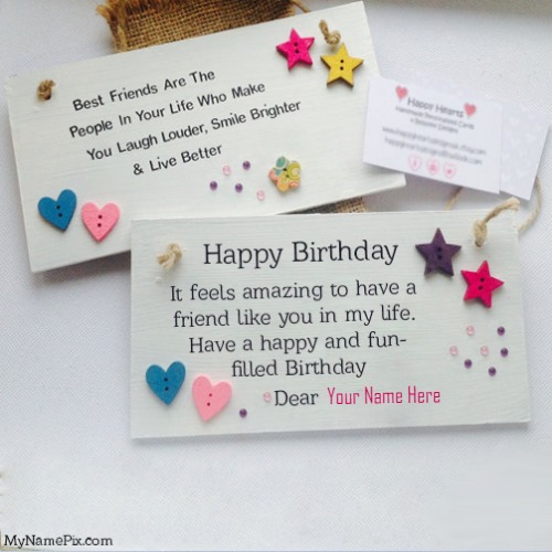 Best Birthday Card Wishes With Name