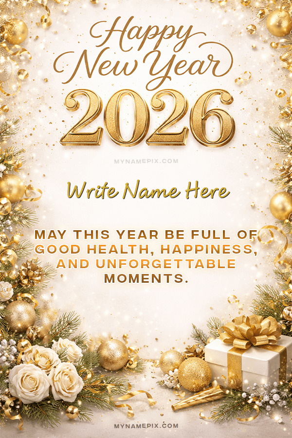 Happy New Year 2026 Wishes with Name and Quote