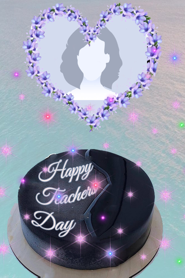 Happy Teachers Day Card With Heart Picture