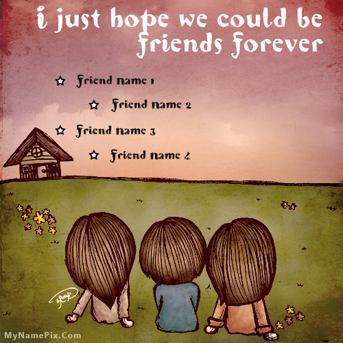 Hope For Friendship With Name