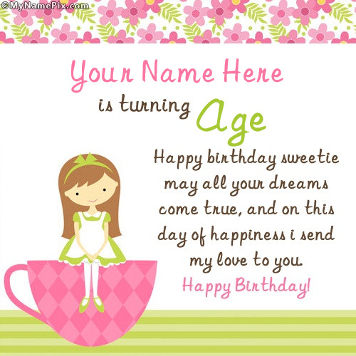 cute happy birthday wishes for girls