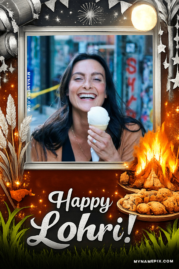 Lohri Celebration Photo Greeting Card