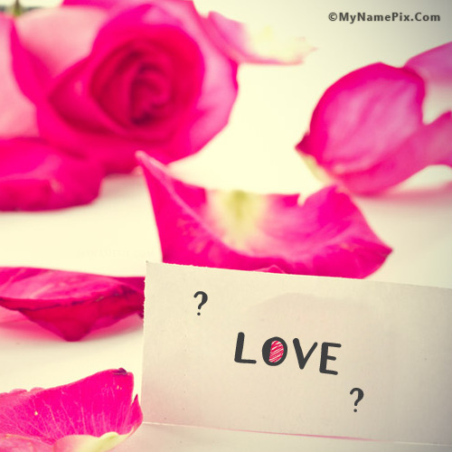 Love Alphabet Combination Note