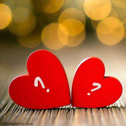 Love Hearts Alphabets Combination