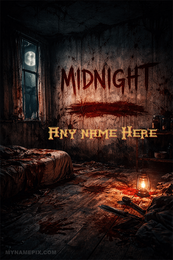 Whispers in the Dark Midnight Wish Card | midnight scary | angry | MyNamePix