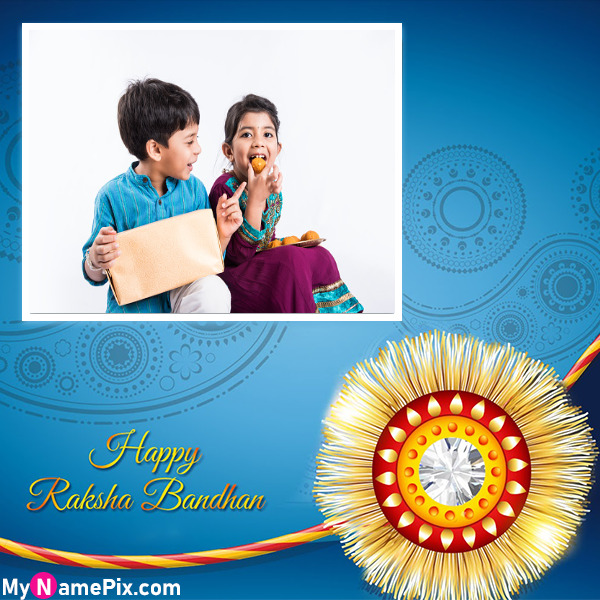 Raksha Bandhan Wish Card With Picture