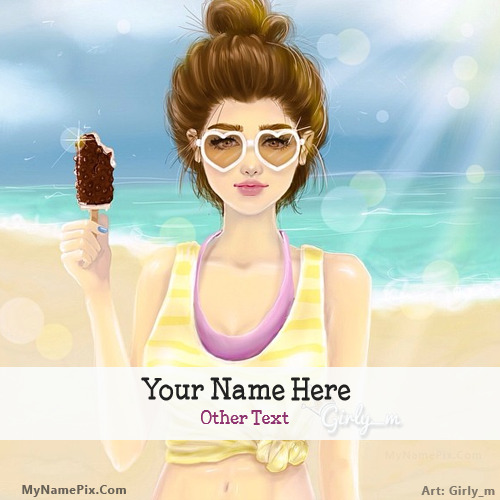 Summer Girl Drawing