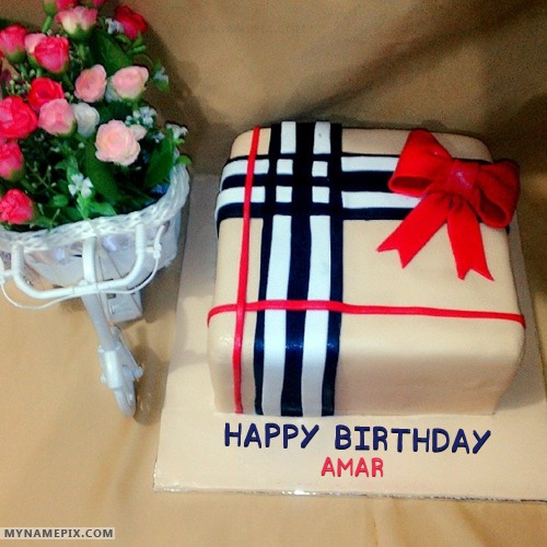Amar  Animated Happy Birthday Cake GIF for WhatsApp  Download on  Funimadacom