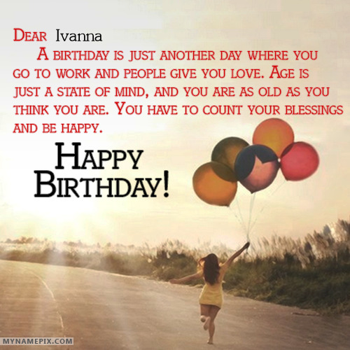 Happy Birthday Ivanna Cakes, Cards, Wishes