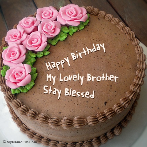 Happy Birthday My Lovely Brother Cakes, Cards, Wishes - Happy BirthDay My Lovely Brother 4f7ac25ceD