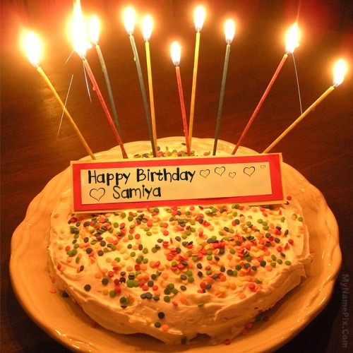 100+ HD Happy Birthday Samiya Cake Images And Shayari